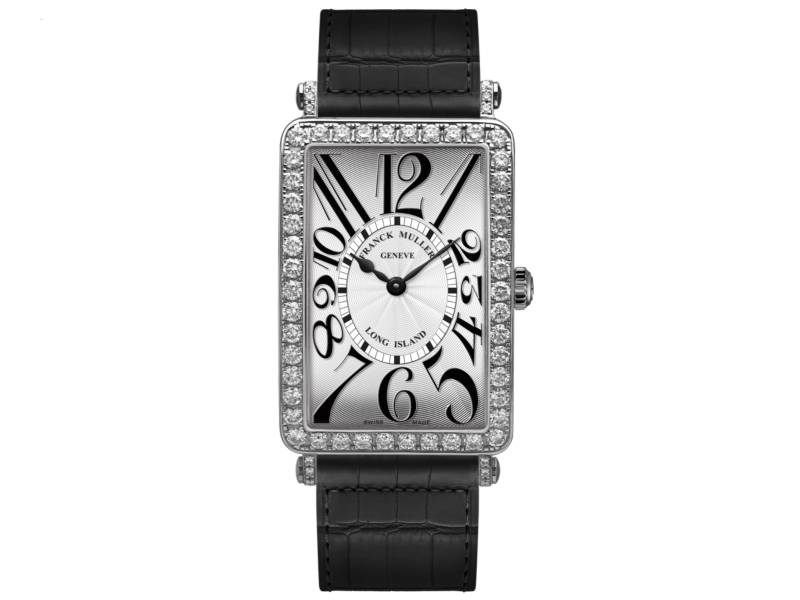 OROLOGIO DONNA QUARZO CON DIAMANTI ACCIAIO/PELLE LONG ISLAND FRANCK MULLER 952 QZ D 1R